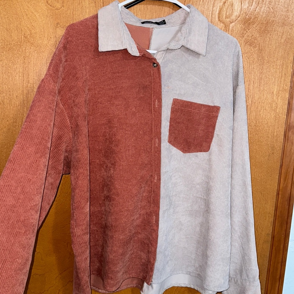 Corduroy button up